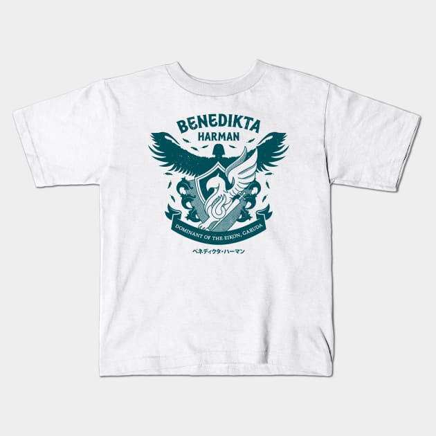 Benedikta Harman Emblem Kids T-Shirt by Lagelantee